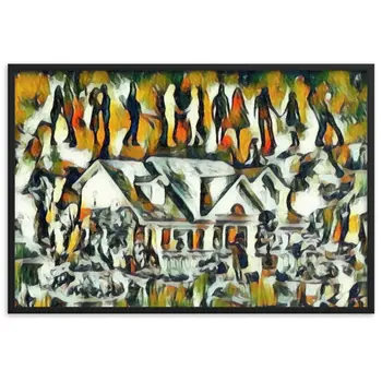 I WAS WAITING FOR YOU IN THE DREAM YOU HAD SEEN Special Edition Framed Poster