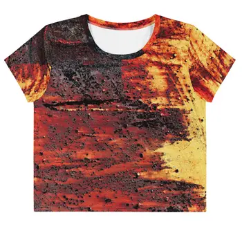CLOCHARD Grunge Women's Crop Tee by Gianneli