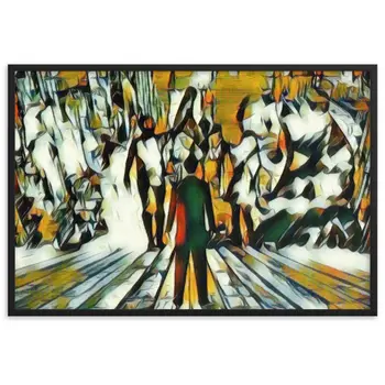 I SAW MY ENTIRE LIFE PASS THROUGH YOUR EYES Velvet Edition Framed Poster