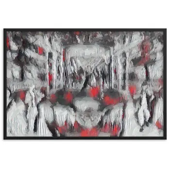 WHEN YOUR SENSES DANCE WITH MY MOMENTS JL.AK Velvet Edition Framed Poster