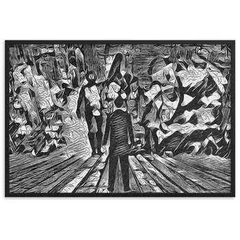 I SAW MY ENTIRE LIFE PASS THROUGH YOUR EYES TALE Framed Poster