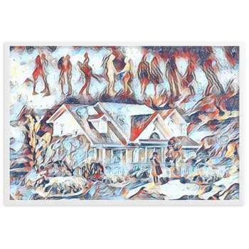 I WAS WAITING FOR YOU IN THE DREAM YOU HAD SEEN Special Edition Framed Poster