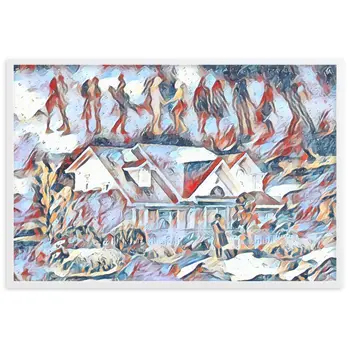 I WAS WAITING FOR YOU IN THE DREAM YOU HAD SEEN Special Edition Framed Poster