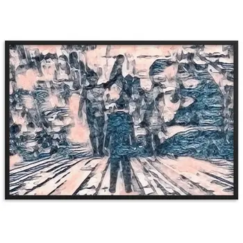 I SAW MY ENTIRE LIFE PASS THROUGH YOUR EYES Special Edition Framed Poster