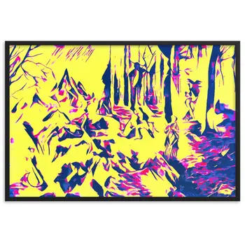 AMONG THE FOUR SEASONS YOU ARE THE FIFTH SENSE Superior Framed Poster