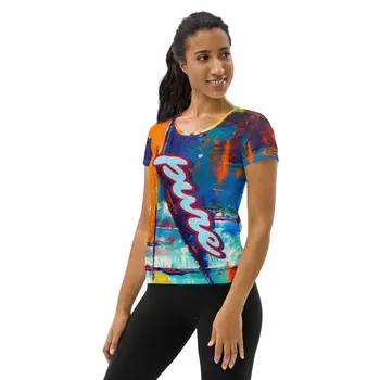 PURE LOVE Women's Athletic T-shirt by Gianneli