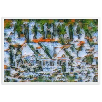 I WAS WAITING FOR YOU IN THE DREAM YOU HAD SEEN Special Edition Framed Poster