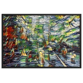 WHEN YOUR KISS WATERED ALL MY SENSES PREMIUM Framed Poster