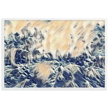 DANCE ME LIKE THE RAIN THAT BURNING OUT THE FIRE AROUND ME Velvet Framed Poster