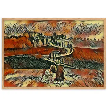 SEEING THE DAWN THROUGH THE DREAM SUPERIOR Framed Poster