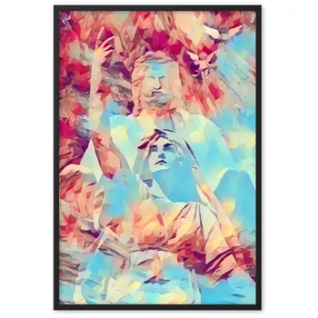 THE DAY THAT IT RAINED JASMINE IN POSEIDON'S HUG V2 Superior Framed Poster