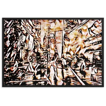 WHEN YOUR KISS WATERED ALL MY SENSES TALE Framed Poster