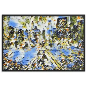 YOU ARE THE RHYTHM THAT STILL DANCES WITHIN ME Velvet Framed Poster