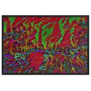 DANCE ME LIKE THE RAIN THAT BURNING OUT THE FIRE AROUND ME Velvet Framed Poster