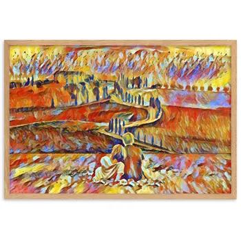 SEEING THE DAWN THROUGH THE DREAM SUPERIOR Framed Poster