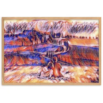 SEEING THE DAWN THROUGH THE DREAM SUPERIOR Framed Poster