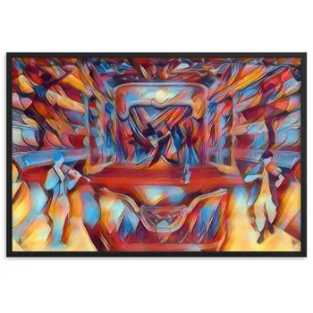 WHEN YOUR SENSES DANCE WITH MY MOMENTS JL.AK PREMIUM Framed Poster