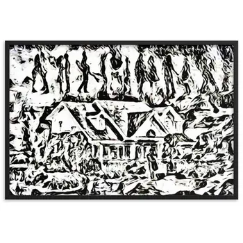 I WAS WAITING FOR YOU IN THE DREAM YOU HAD SEEN Special Edition Framed Poster