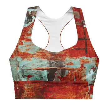 Gianneli Colours Longline Sports Bra