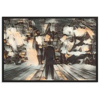 I SAW MY ENTIRE LIFE PASS THROUGH YOUR EYES PREMIUM Framed Poster