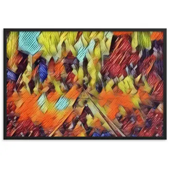 YOU ARE THE RHYTHM THAT STILL DANCES WITHIN ME Velvet Framed Poster