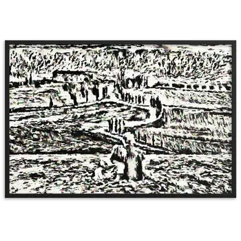 SEEING THE DAWN THROUGH THE DREAM SUPERIOR Framed Poster