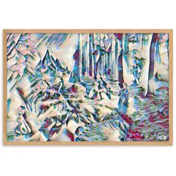 AMONG THE FOUR SEASONS YOU ARE THE FIFTH SENSE Superior Framed Poster