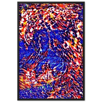 WHEN POSEIDON ASKED THE WAVES TO DANCE Superior Framed Poster