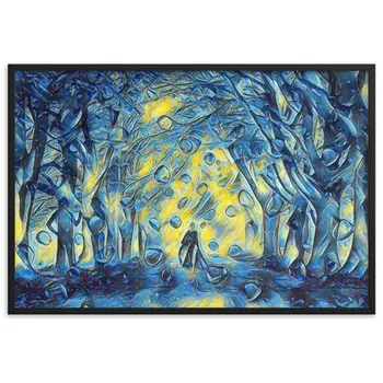 TO SEE MY HEART YOU MUST FIRST DIVE INTO MY TRUTH J.L Superior Framed Poster