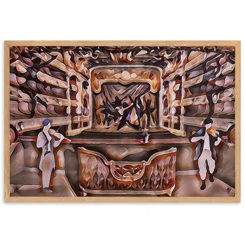 WHEN YOUR SENSES DANCE WITH MY MOMENTS Superior Edition Framed Poster