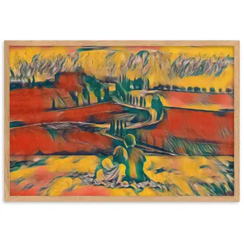 SEEING THE DAWN THROUGH THE DREAM SUPERIOR Framed Poster