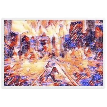 YOU ARE THE RHYTHM THAT STILL DANCES WITHIN ME Velvet Framed Poster