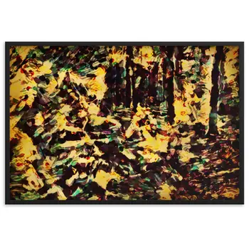 AMONG THE FOUR SEASONS YOU ARE THE FIFTH SENSE TALE Framed Poster