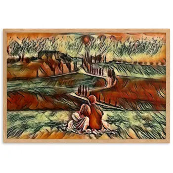 SEEING THE DAWN THROUGH THE DREAM SUPERIOR Framed Poster