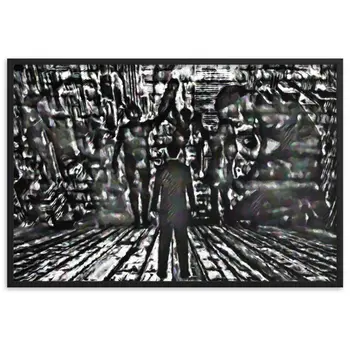 I SAW MY ENTIRE LIFE PASS THROUGH YOUR EYES Special Edition Framed Poster