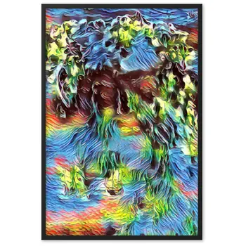 WHEN POSEIDON ASKED THE WAVES TO DANCE PREMIUM Framed Poster