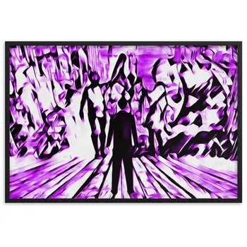I SAW MY ENTIRE LIFE PASS THROUGH YOUR EYES Superior Framed Poster