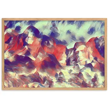 I HAVE A DREAM Velvet Framed Poster