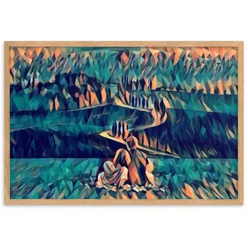 SEEING THE DAWN THROUGH THE DREAM SUPERIOR Framed Poster