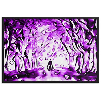 TO SEE MY HEART YOU MUST FIRST DIVE INTO MY TRUTH J.L Superior Framed Poster