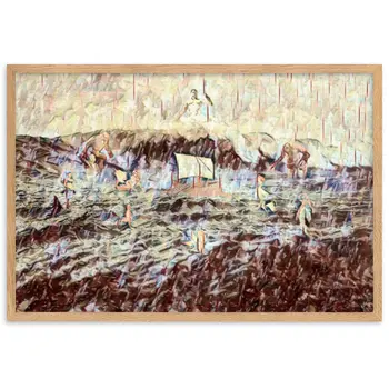 AS YOU SET OUT FOR ITHACA Premium Framed Poster