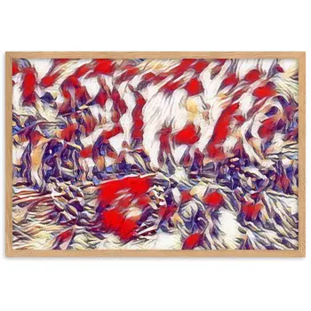 DANCE ME LIKE THE RAIN THAT BURNING OUT THE FIRE AROUND ME Velvet Framed Poster