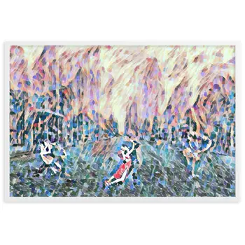 DANCE ME LIKE THE RAIN THAT BURNING OUT THE FIRE AROUND ME Framed Poster