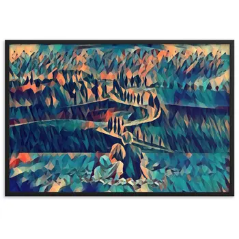 SEEING THE DAWN THROUGH THE DREAM SUPERIOR Framed Poster