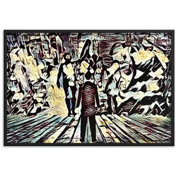 I SAW MY ENTIRE LIFE PASS THROUGH YOUR EYES TALE Framed Poster