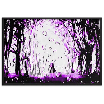 TO SEE MY HEART YOU MUST FIRST DIVE INTO MY TRUTH J.L Framed Poster