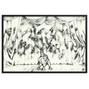 YOU WERE ALWAYS THE POEM I WANTED TO WRITE J.L Velvet Edition Framed Poster