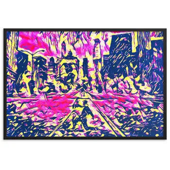YOU ARE THE RHYTHM THAT STILL DANCES WITHIN ME SUPERIOR Framed Poster