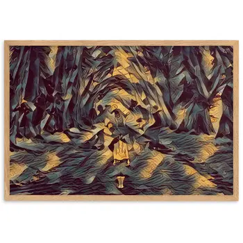 LOVE IS WHEN YOU CAN SEE WITHIN ME A.K Velvet Edition Framed Poster