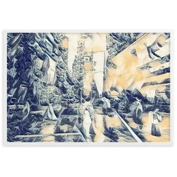 WHEN YOUR KISS WATERED ALL MY SENSES Velvet Edition Framed Poster